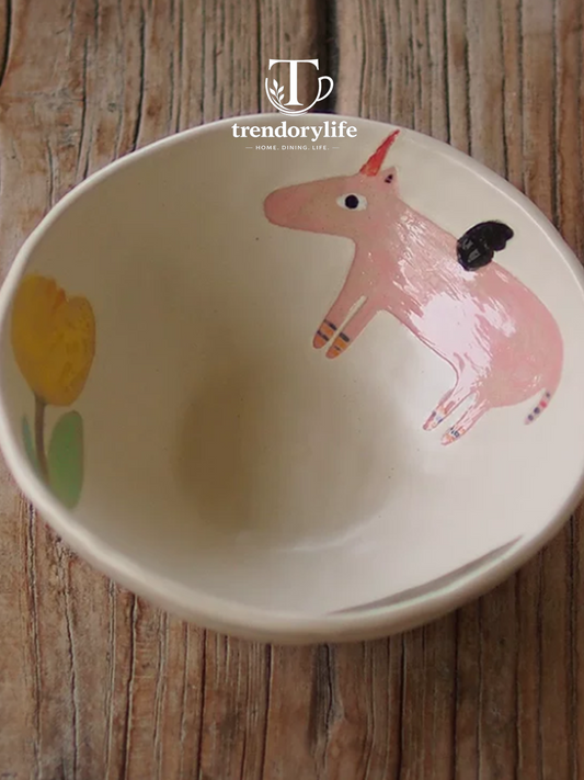 Irregular Handmade Artist Rice Bowl