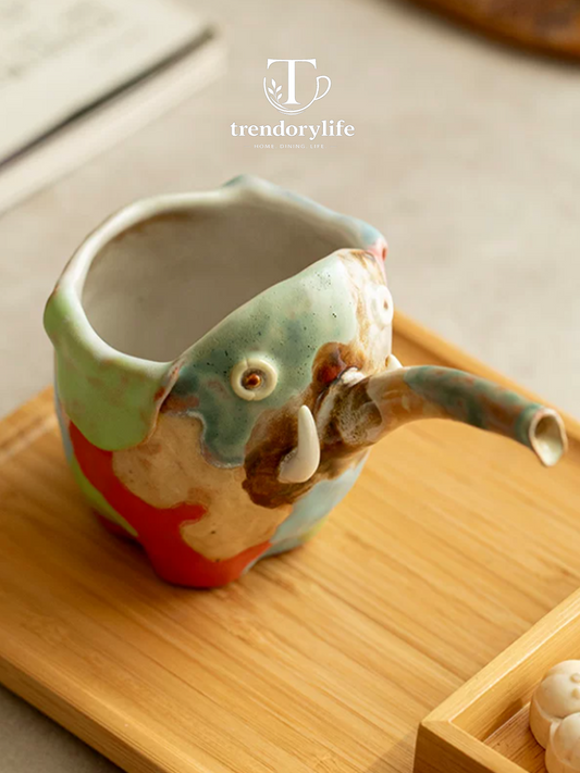 Elephant Flow Handcrafted Fairness Pitcher