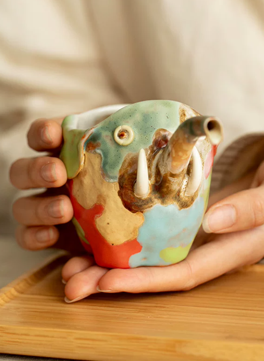 Elephant Flow Handcrafted Fairness Pitcher