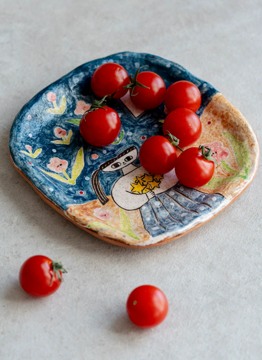 Whispering Garden Star Ceramic Plate Set