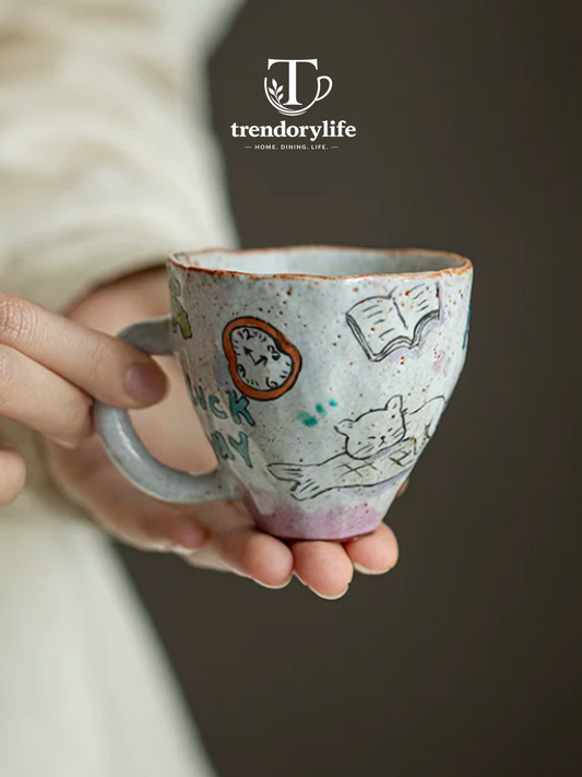 Rainbow Unicorn Cartoon Ceramic Coffee Cup