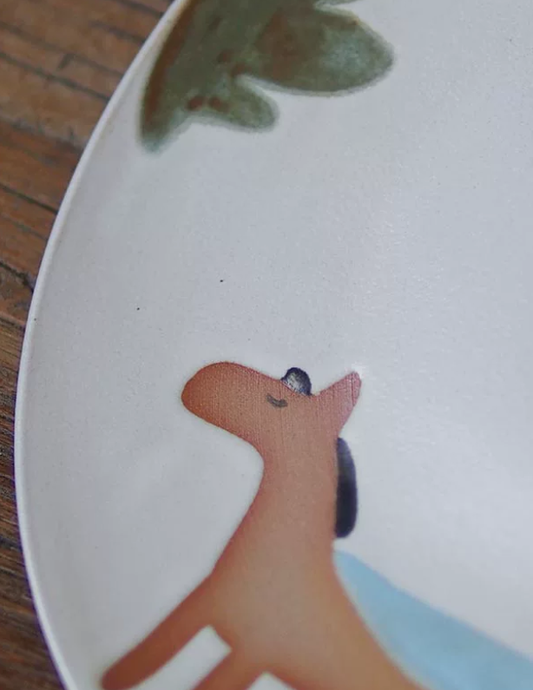 Midsummer Pegasus Rustic Clay Plate