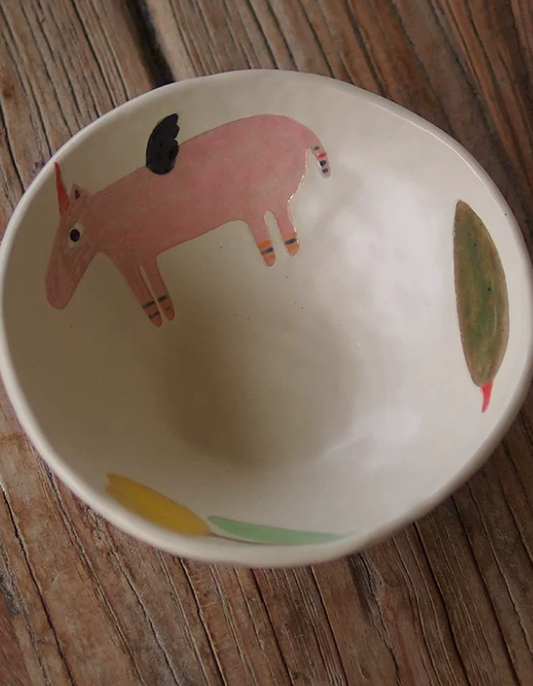 Irregular Handmade Artist Rice Bowl